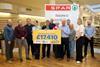 SPAR James Hall x Marie Curie Cheque