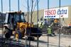 Tesco Extra construction building site