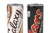 Galaxy and Mars Milk Cans