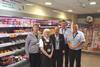 Picture: (left to right): Caroline Maxwell, service manager West Glasgow Ambulatory Care Hospital, Wilma McDonald, Royal Voluntary Service volunteer since 1988, Davy Thomson, Royal Voluntary Service retail area manager Scotland West, Duncan White, Royal V