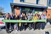 Leckhampton store opening ribbon cutting