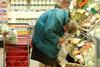 elderly shopper