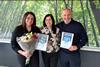 From L to R Lynne Hedger, Karen Scott, Kevin Lowe