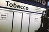 Tesco tobacco gantry