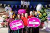 Nisa Bassingbourne Aysel Gok in green with CAMsar reps and MADL rep
