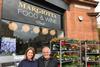 Audrey and Franco Margiotta outside their Mayfield Road branch