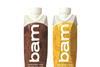 Bam chocolate and banana flavoured whole milk drinks