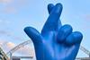 The National Lottery unveils Fingers Crossed installations at Wembley