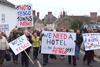 Tesco protests in Sherborne