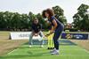 Jermain Defoe & Fleur East at event to celebrate 100th community pitch installation