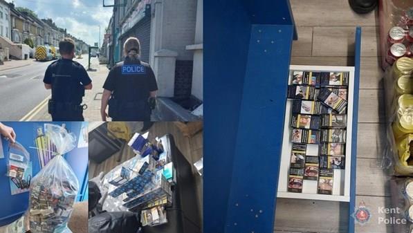 illicit tobacco ashford kent police Kent operation seizes illegal tobacco and leads to arrest