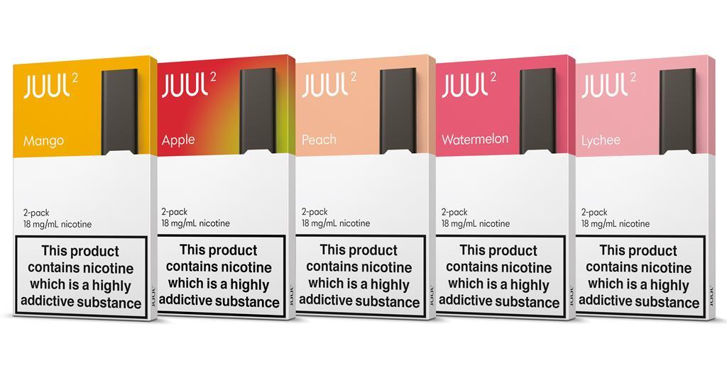 Juul Labs UK adds peach flavour to JUUL2 system range