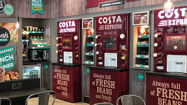Costa express machine shop
