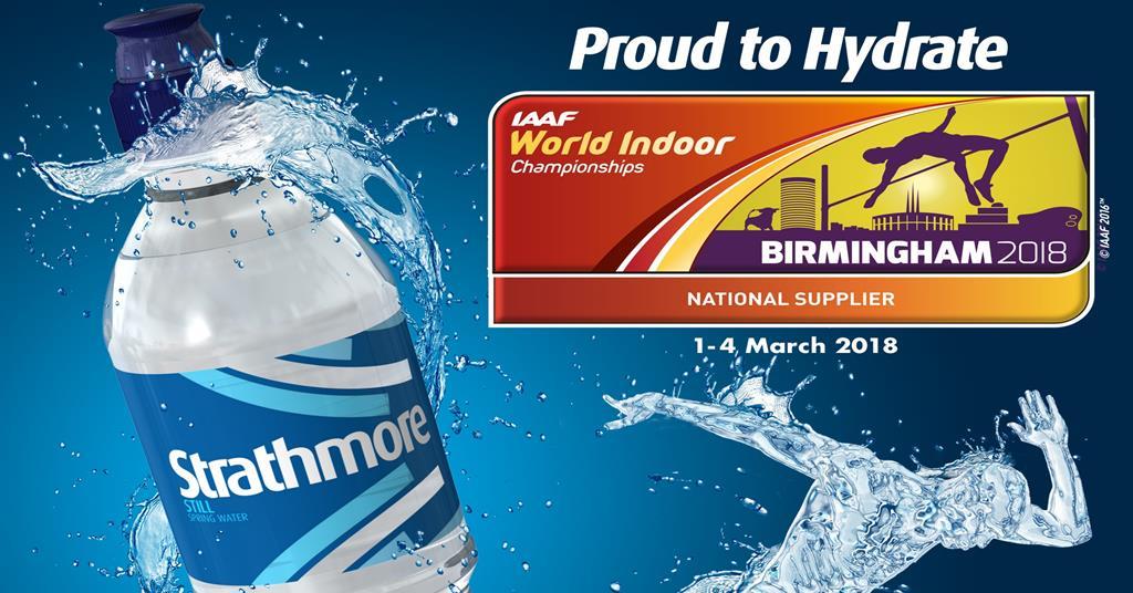 Strathmore Water named official sponsor of World Indoor Championships