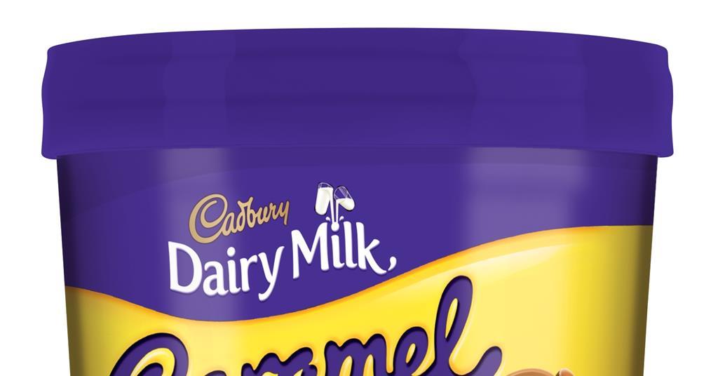 New Cadbury and Peters Caramilk, Caramello and Dairy milk ice cream tubs