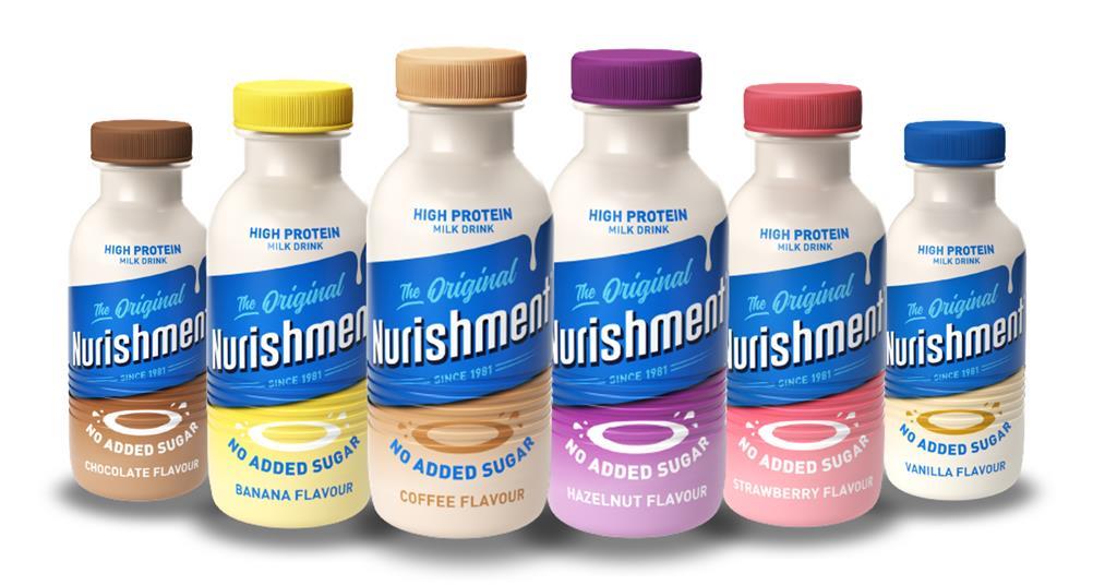 Nurishment functional milk drinks reveal noaddedsugar range Product