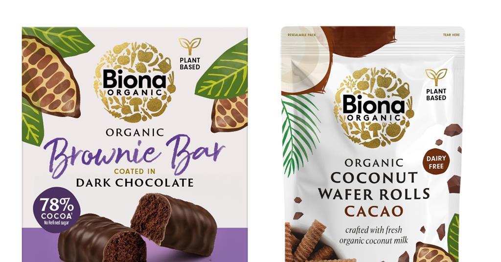 Organic food supplier Biona has announced the launch of two sweet snack ...