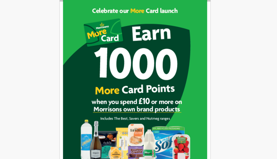 morrisons e gift card tobacco Morrison's has launched a More Card promotion exclusively for its franchise  partners