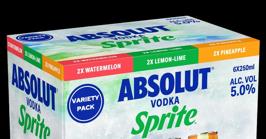 CCEP’s Absolut Vodka & Sprite now offers an expanded multipack offering ...