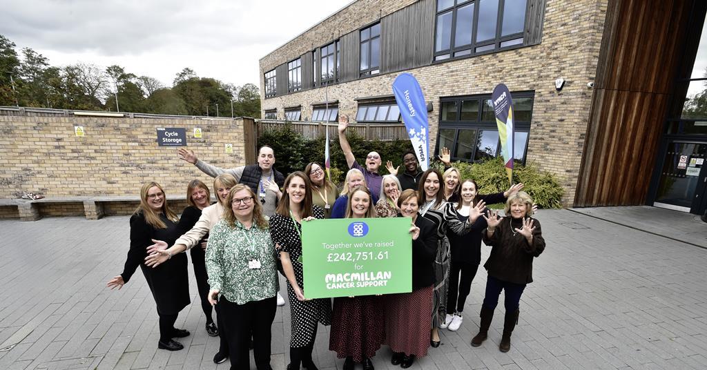 Macmillan services in four counties will share a £242,751 donation ...