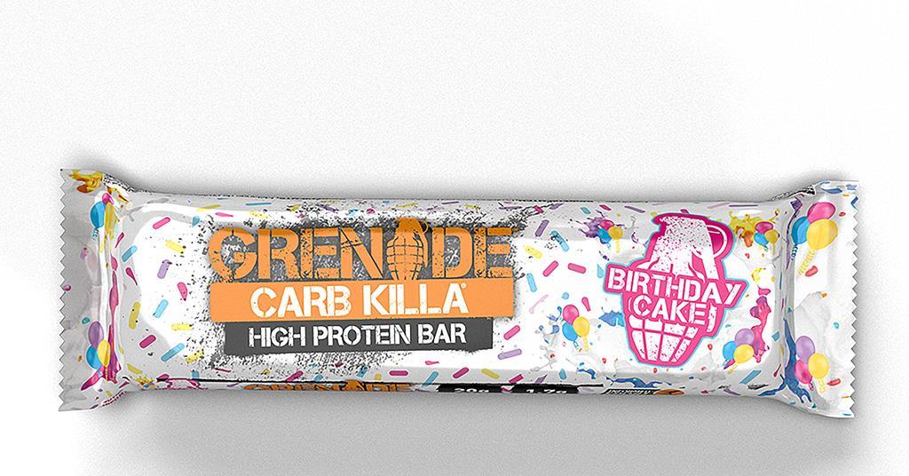Grenade CARB KILLA Bars BOX - Birthday Cake