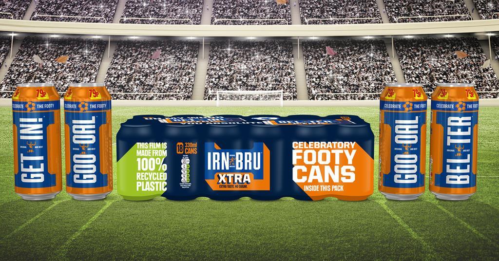 Barr Soft Drinks launches IrnBru Celebrate The Footy packs Product