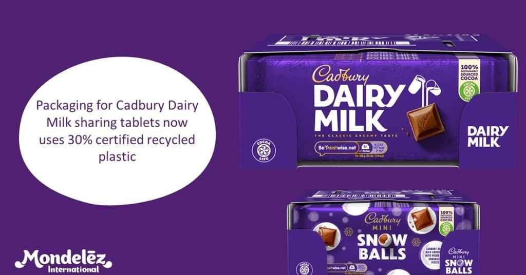 Cadbury Dairy Milk adopts packaging with 30% recycled plastic