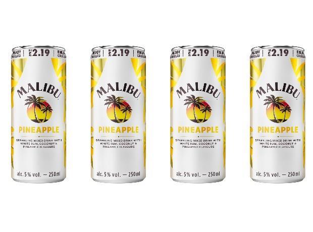 Malibu Pineapple adds price-mark to RTD cans | Product News ...