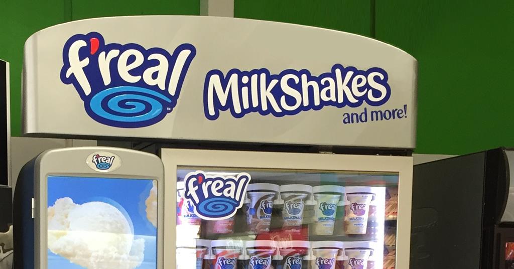 Our new F'real Milkshake making - One Stop - Newbridge