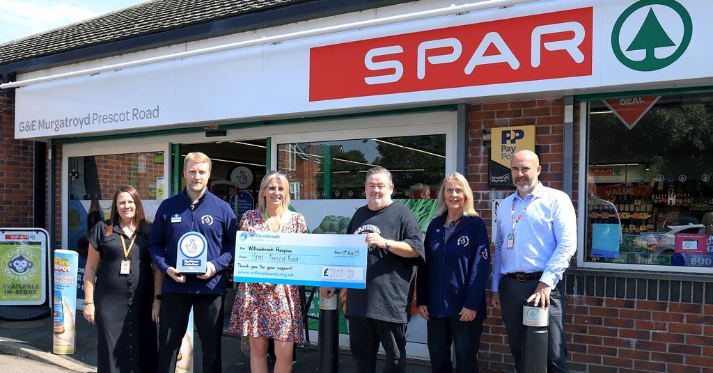 Spar Rynfield Spar North of England has donated £5,800 to local charities after ...