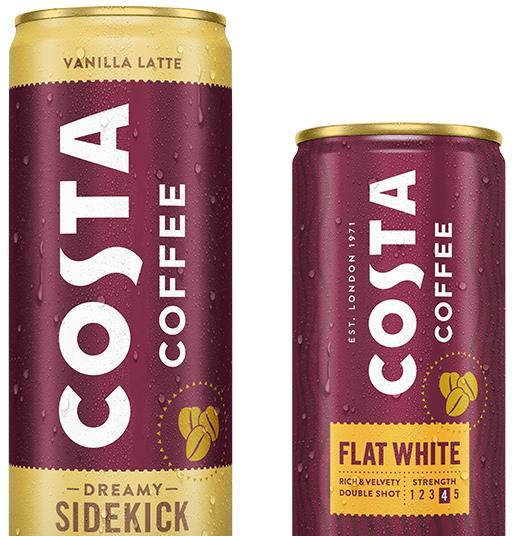 costa coffee latte 250ml