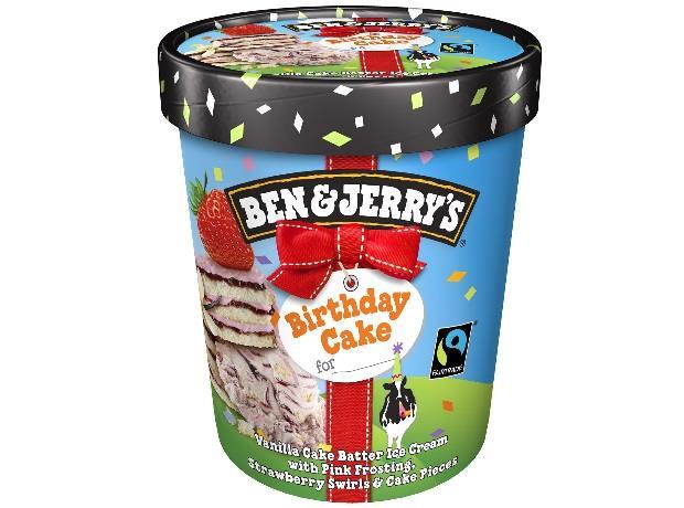 Ben & Jerry's celebrates with Birthday Cake ice cream | Product News ...