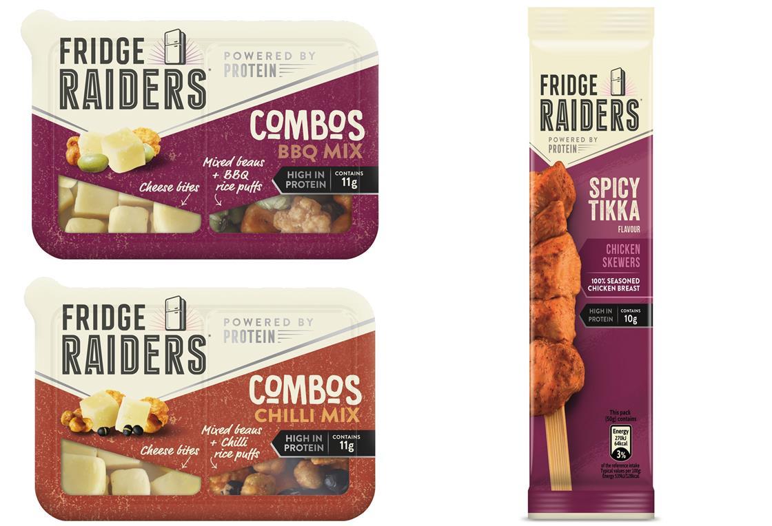 Fridge Raiders expands high protein snacking range Product News