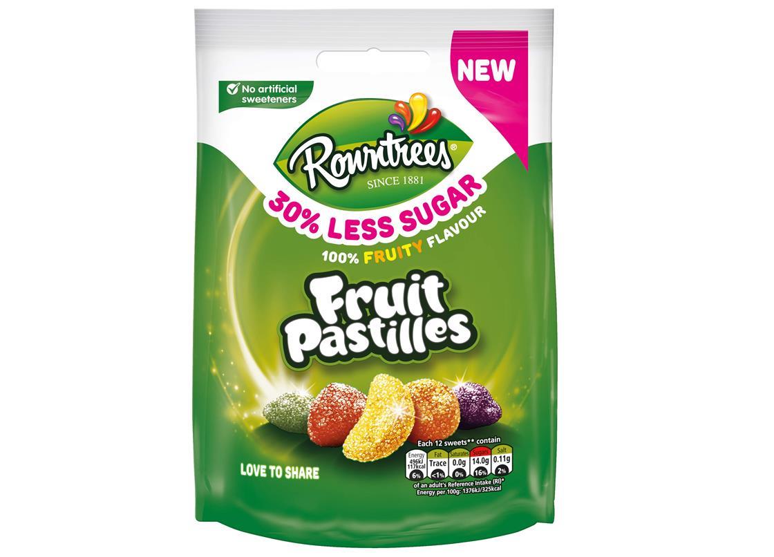 Rowntree's unveils 30 less sugar Fruit Pastilles and Randoms Product