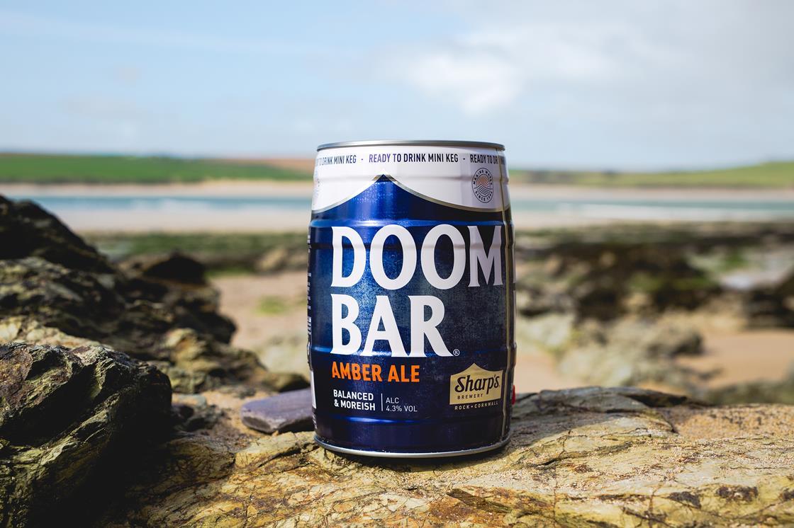 Sharp's reveals Doom Bar in mini keg and cans Product News