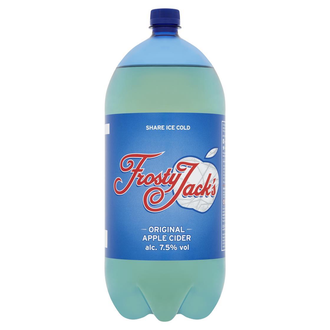 Frosty Jack’s reduces size of large cider bottle Product News
