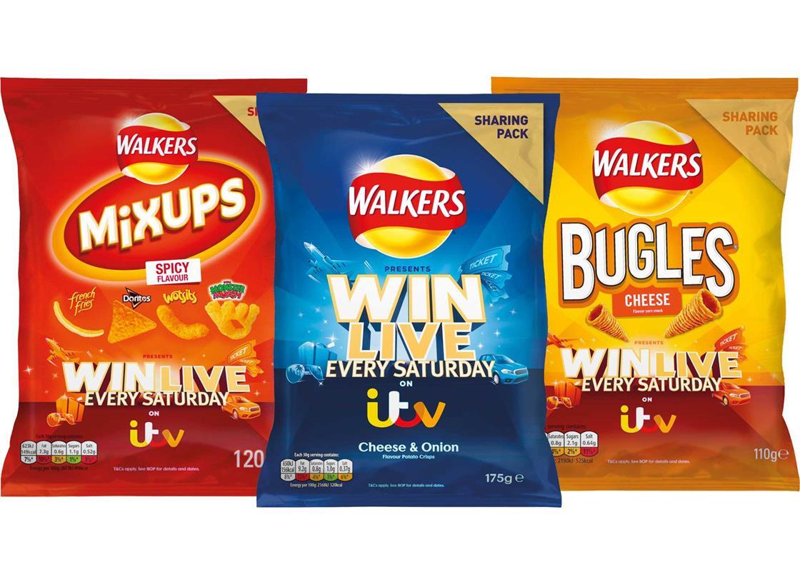 Walkers to reveal prize winners live on Saturday night TV Product