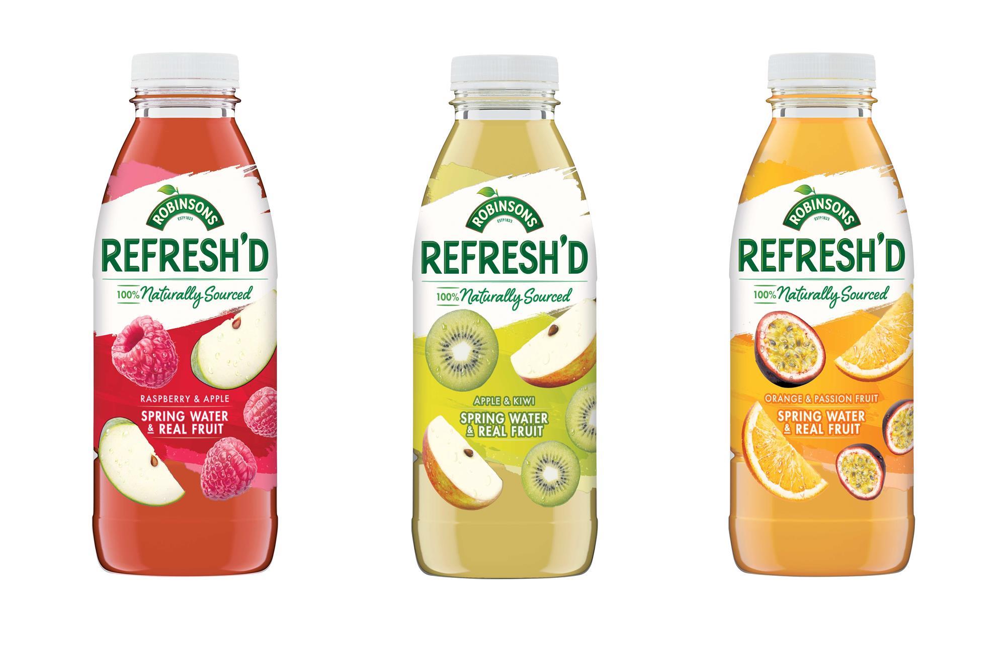 Britvic revamps Robinsons Refresh’d pack design | Product News ...