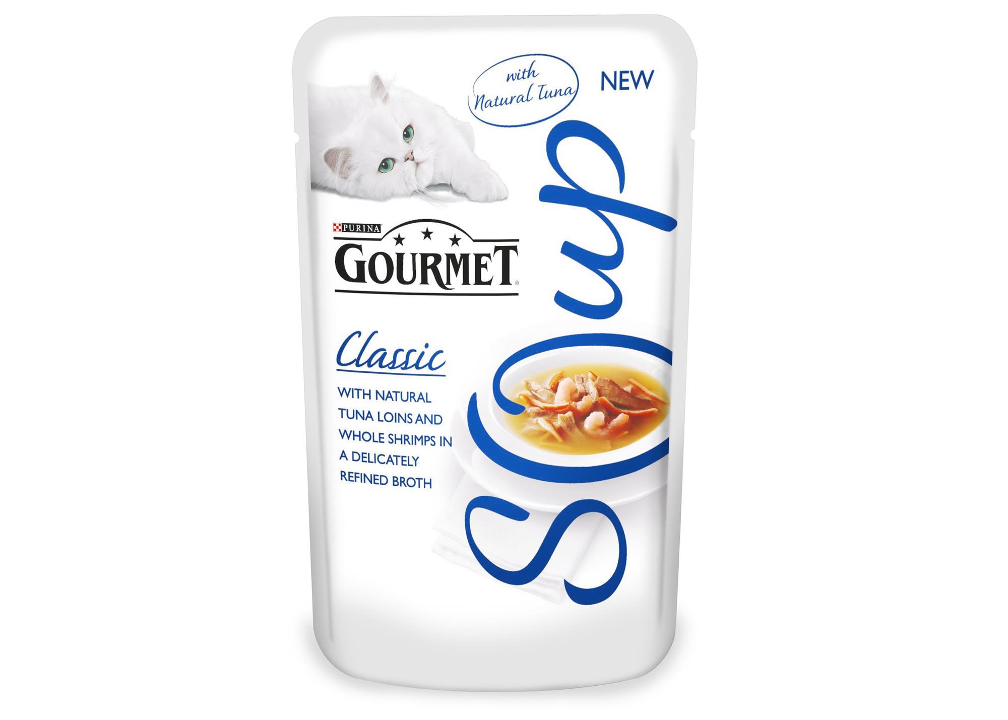 Purina Gourmet launches soup appetisers for cats Product News