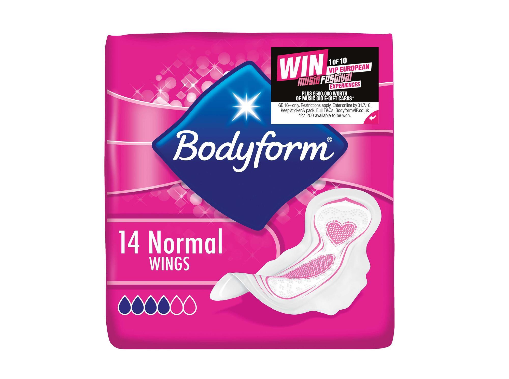 Shoppers win festival tickets with Bodyform | Product News ...