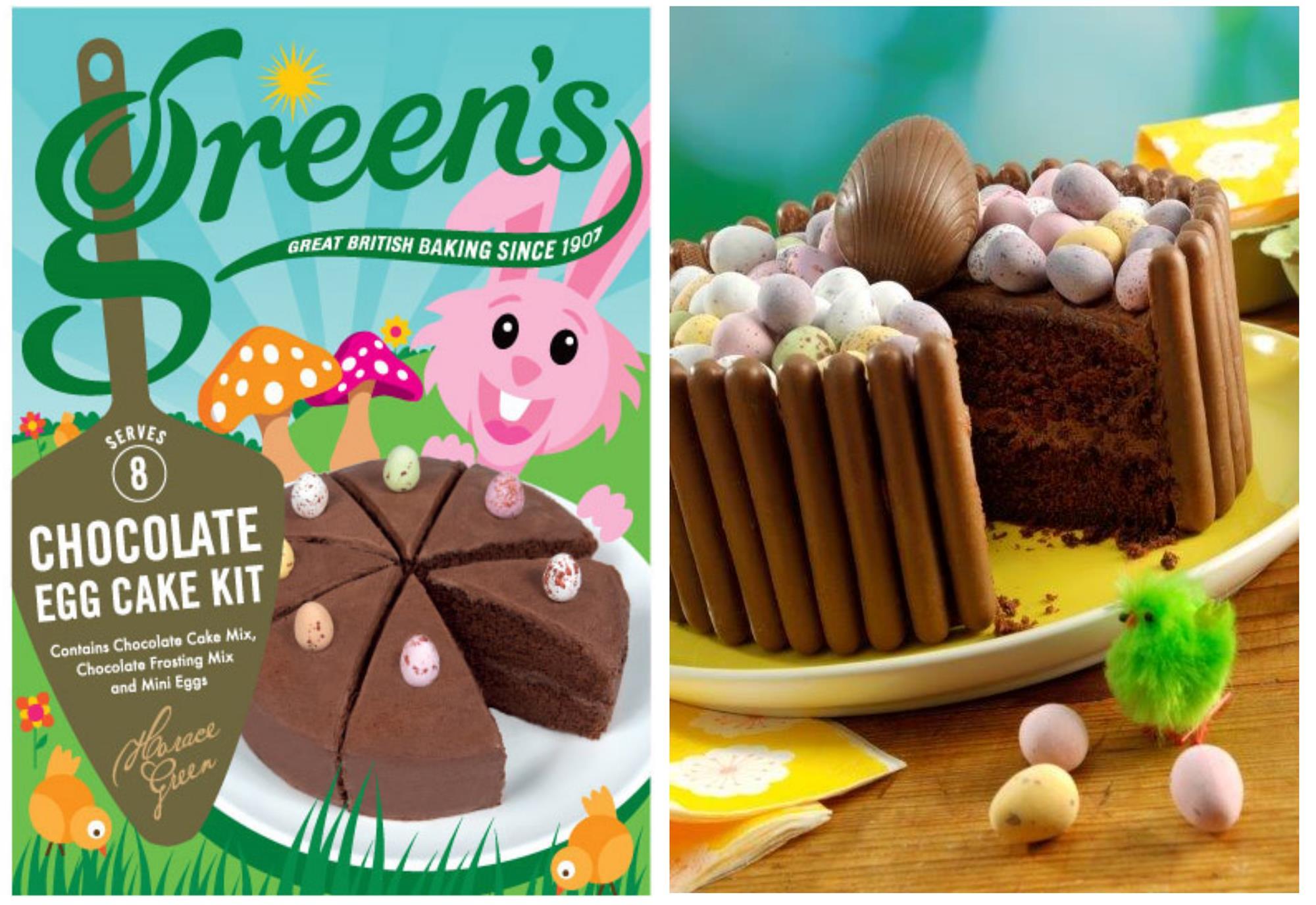 Green’s launches Chocolate Egg Cake Kit for Easter Product News