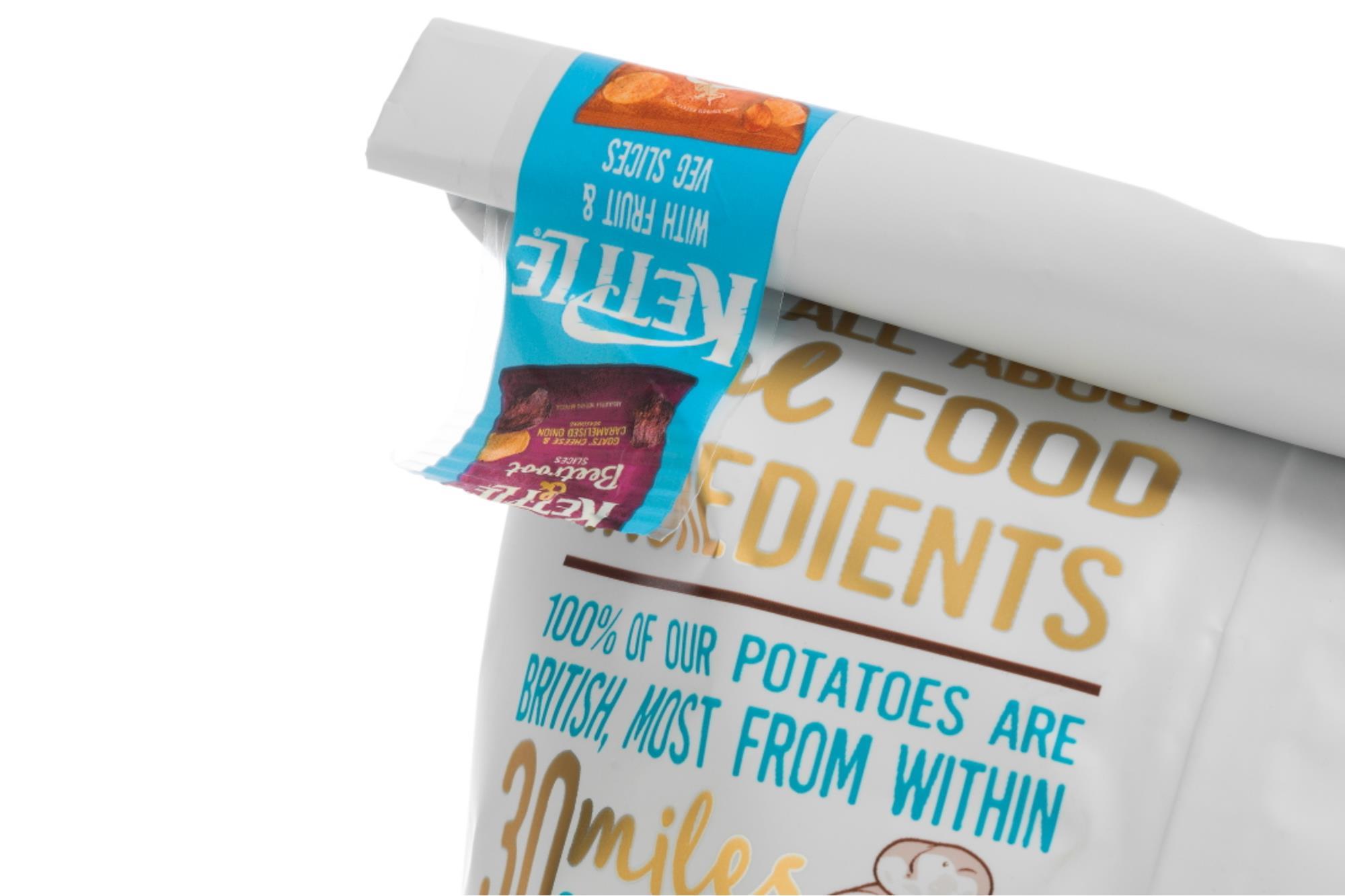 Kettle Foods adds impact with reclosable promotional packs Product