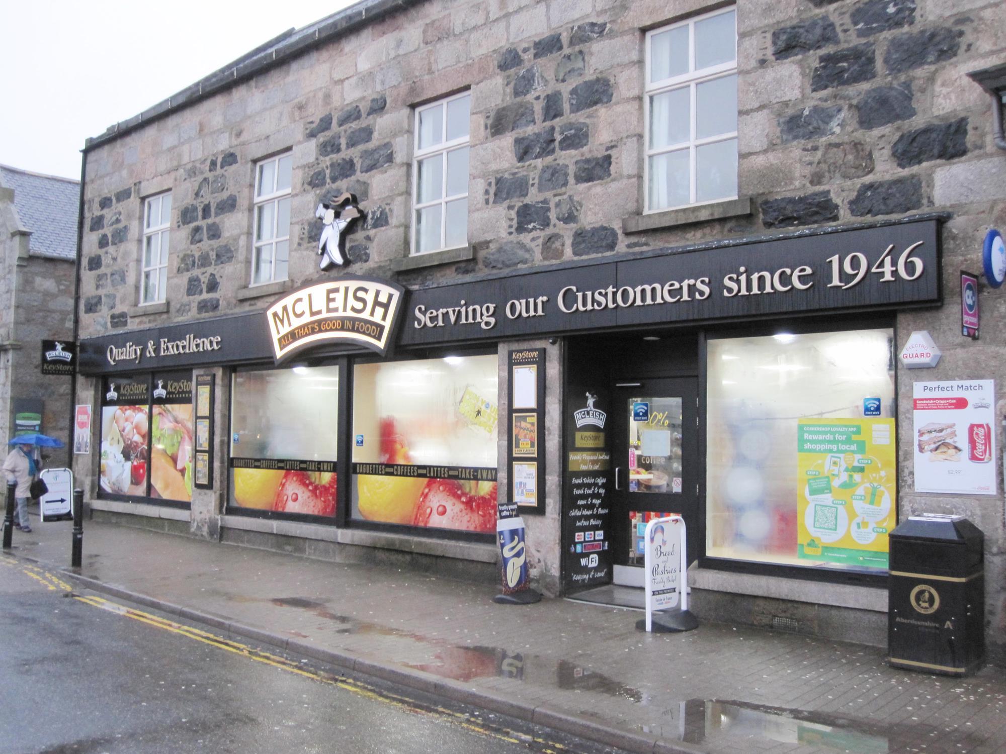 McLeish Inverurie, Aberdeenshire Features Convenience Store