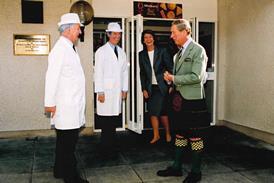 Factory opening 2 - Joe, Jim, Marjory Walker + Prince Charles