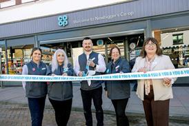 Store Manager Ryan Ratcliffe and team members and, Ceri Finn, who focusses on Member and Community Engagement in the area