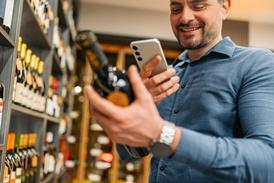 wine bottle phone scan GettyImages-2268135169