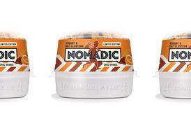 NOMADIC-CHOC ORANGE YOGURT & OAT CLUSTERS-PACK SHOT-LOWER RES-THREE POTS