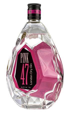 Pink 47 London Dry Gin Bottle