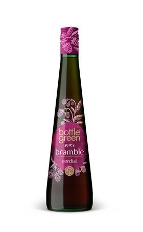 A 500ml bottle of Bottlegreen Bramble Cordial