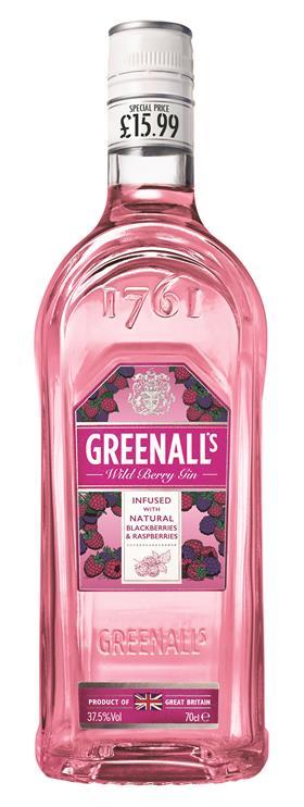 Greenall's Wildberry Price Marked big